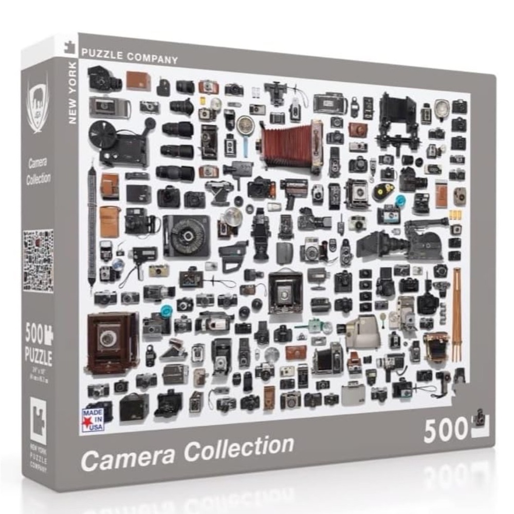 Vintage Camera Collection 500-Piece Puzzle